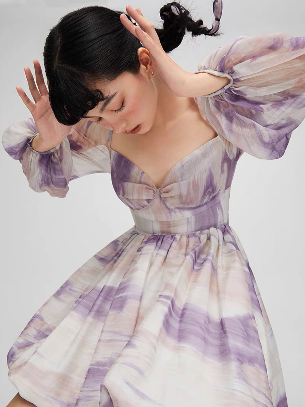 Purple Puff Fairy Dress L Purple Puff Fairy Dress L