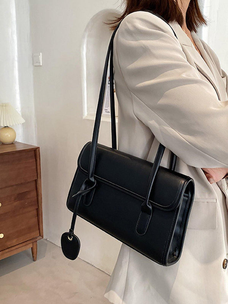 Fashion Shoulder Bag - Black - Slowliving Lifestyle