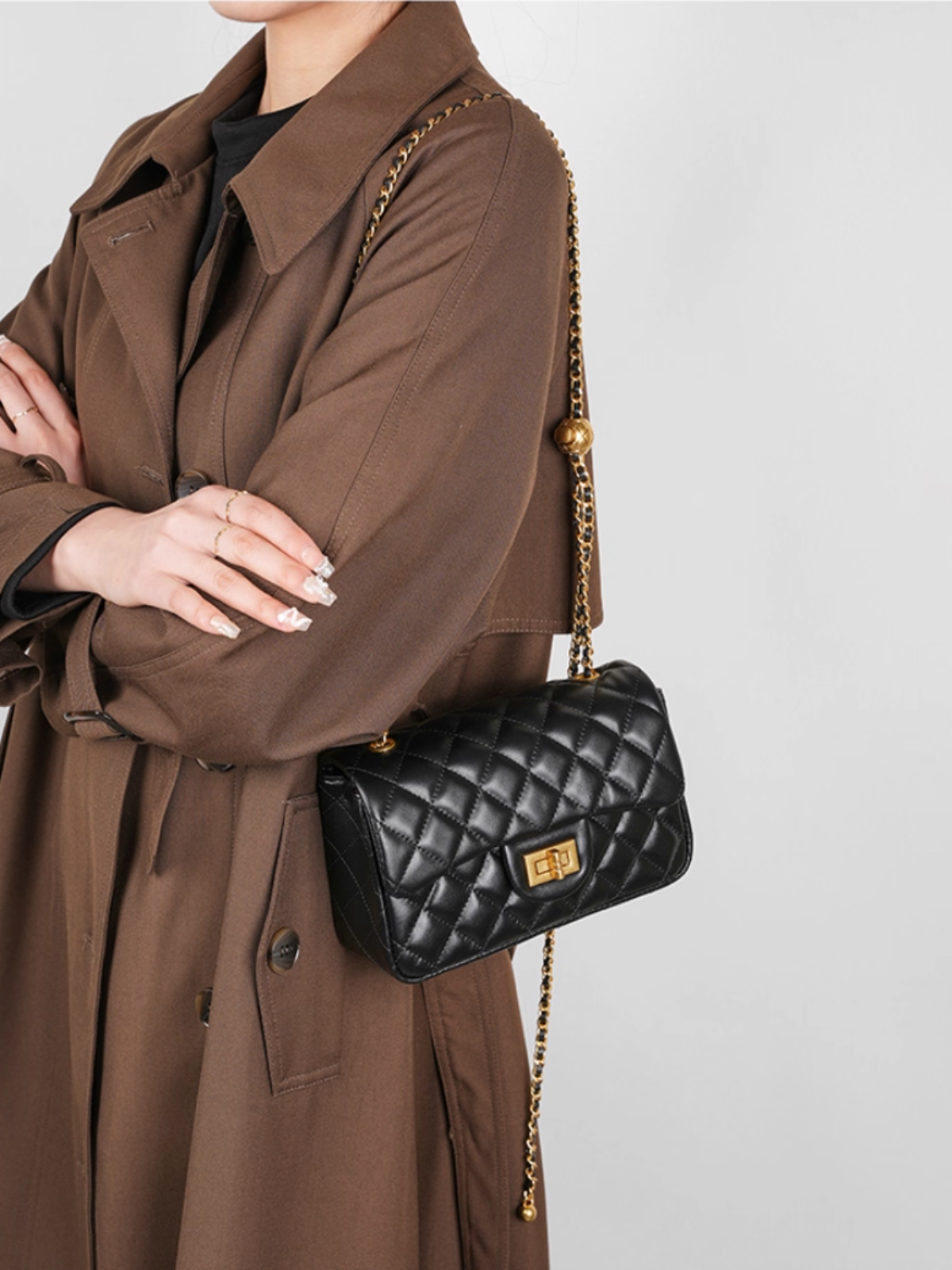 Rhombus Chain Bag – Versatile High-End Crossbody & Shoulder