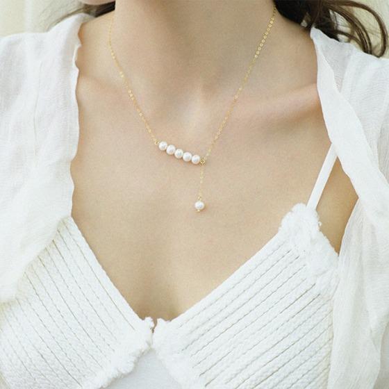 Handmade Natural Pearls Necklace - Slow Living Lifestyle