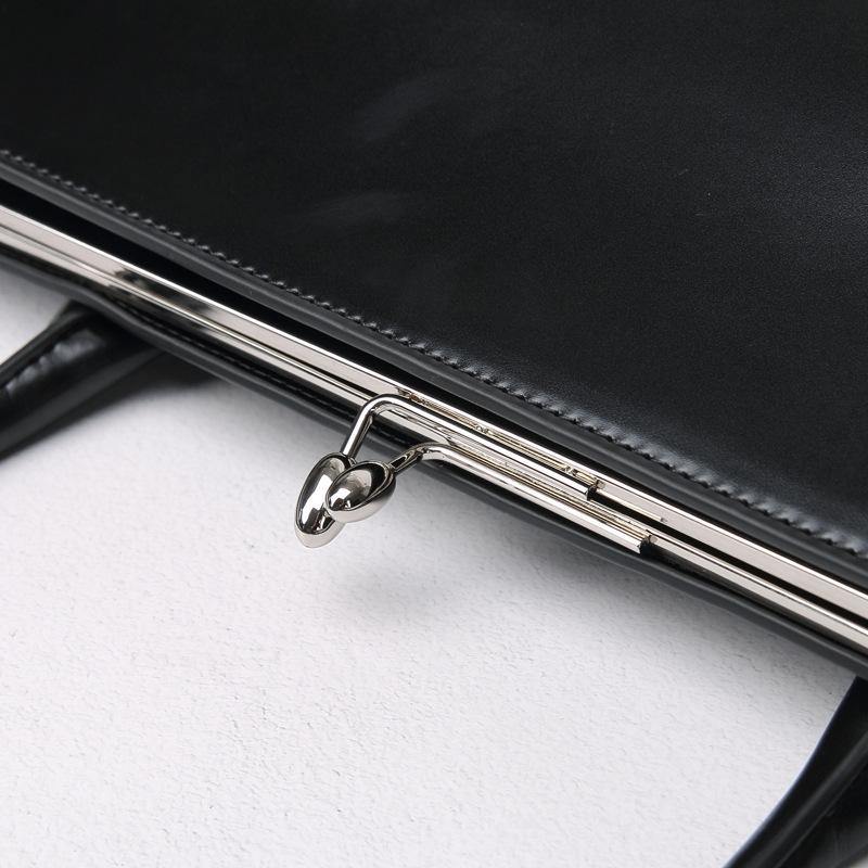 Leather Rectangular Shaped Handbag - Slowliving Lifestyle