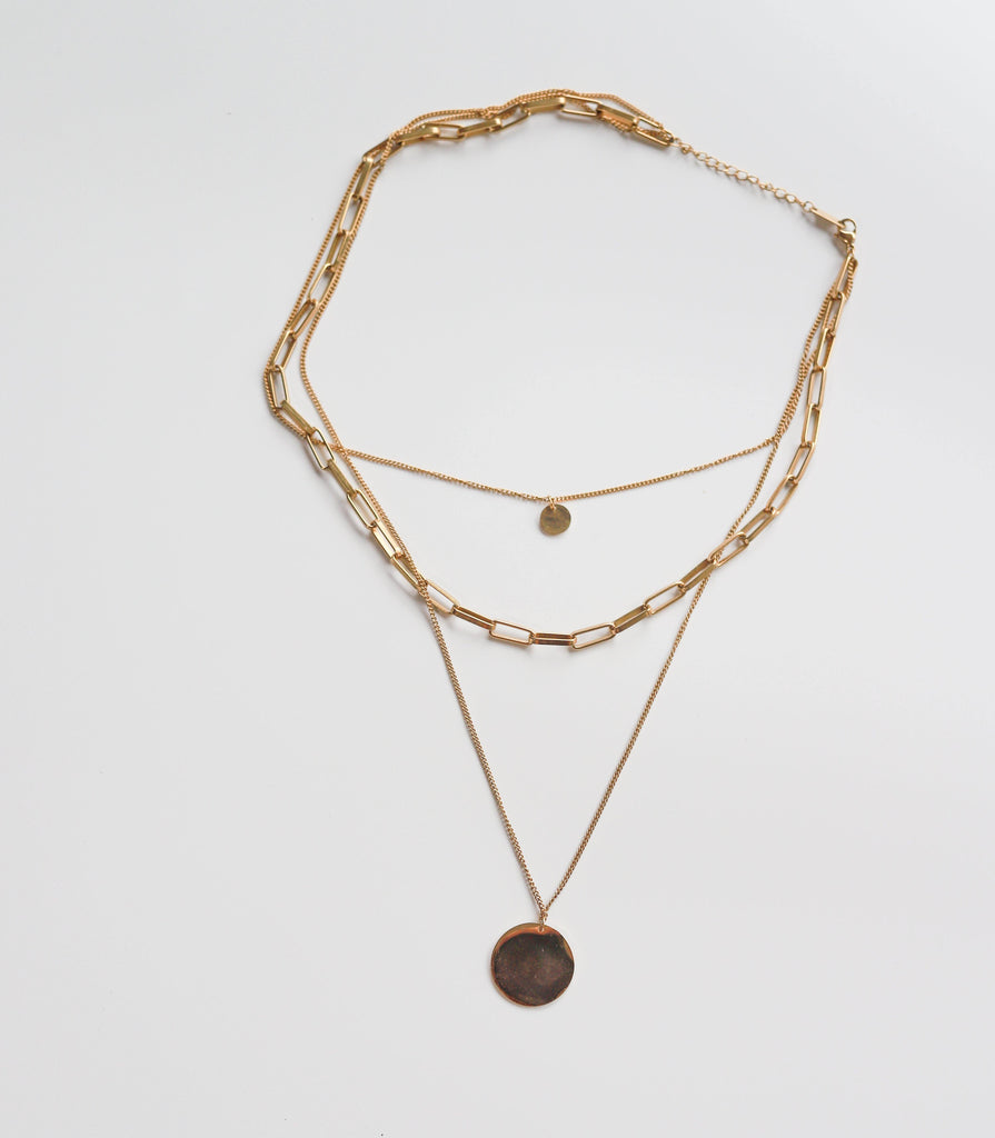Layered Coin Necklace - Slowliving Lifestyle