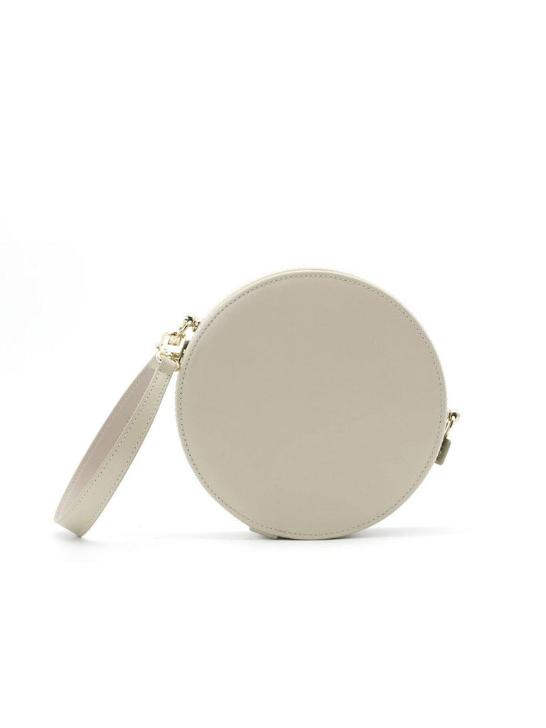 A.Cloud Cream Grey Balance Collection Round Bag - Slowliving Lifestyle
