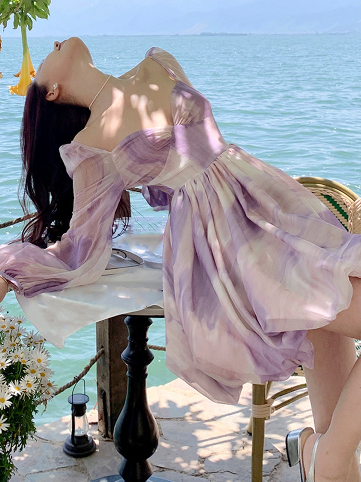 Purple Puff Fairy Dress L Purple Puff Fairy Dress L