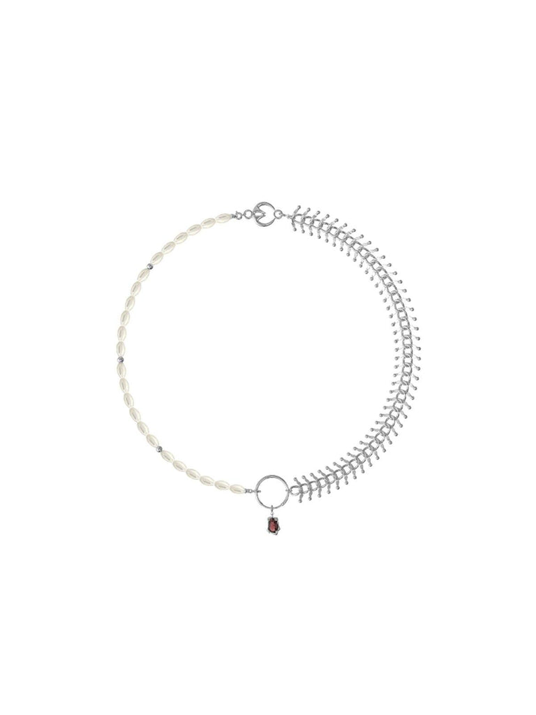 KVK Centipede Sequence Pearl Necklace - Slowliving Lifestyle