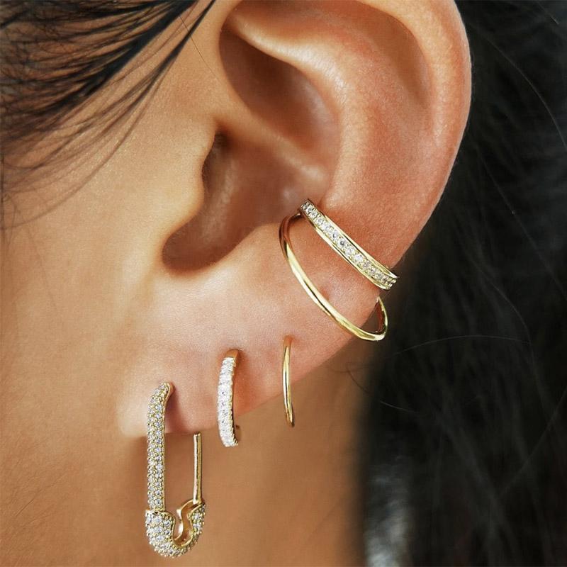 Single Crystal Pin Earring - Slowliving Lifestyle