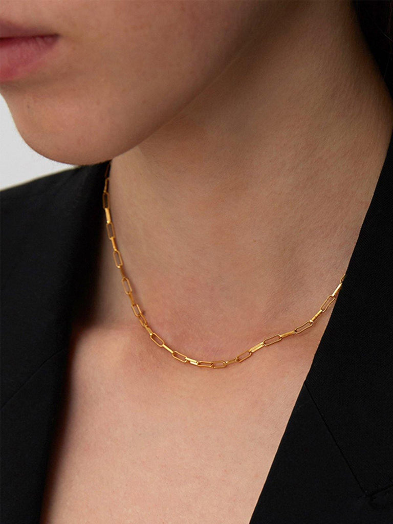 T and Chain Link Necklaces - Slowliving Lifestyle