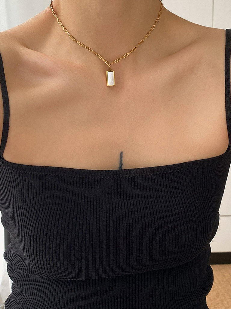 Natural Shell Chain Necklace - Slowliving Lifestyle