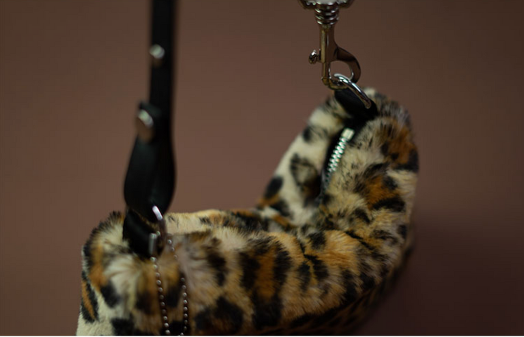 HIDDENNOTES Leopard Print Faux Fur Shoulder Bag - Slowliving Lifestyle