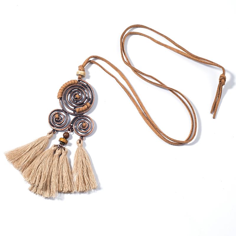 Ethnic Tassel Pendant Necklace - Slow Living Lifestyle