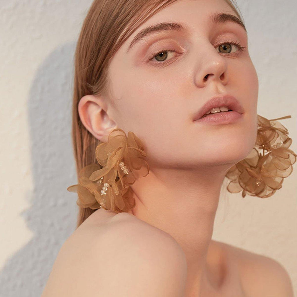 Flower Petal Earrings - Slowliving Lifestyle