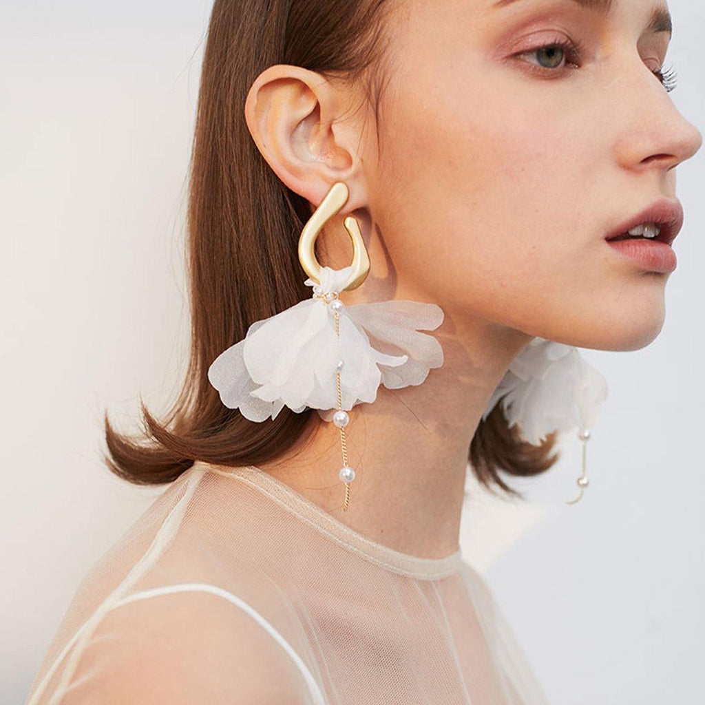 Flower Tassel Earrings - Slowliving Lifestyle
