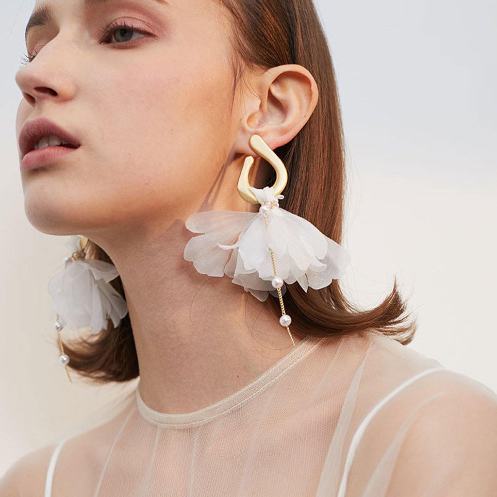 Flower Tassel Earrings - Slowliving Lifestyle