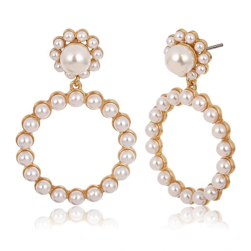 Pearl Charm Statement Earrings - Slow Living Lifestyle