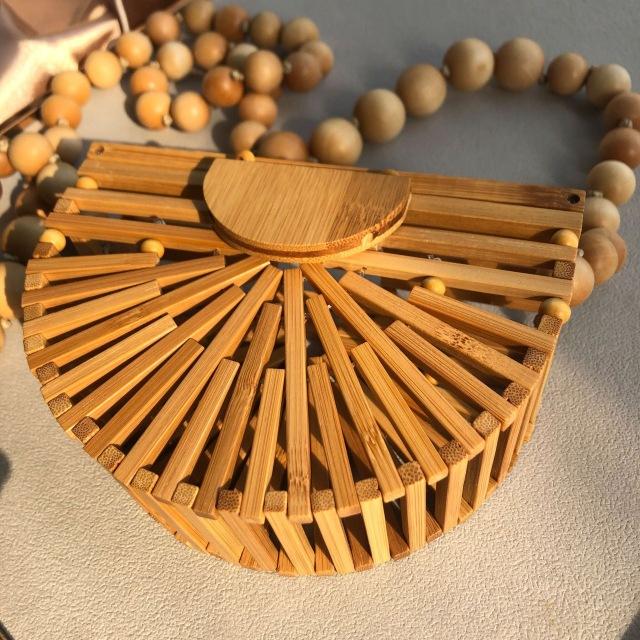 Mini Half Moon Bamboo Bag – Slowliving Lifestyle - Main Image