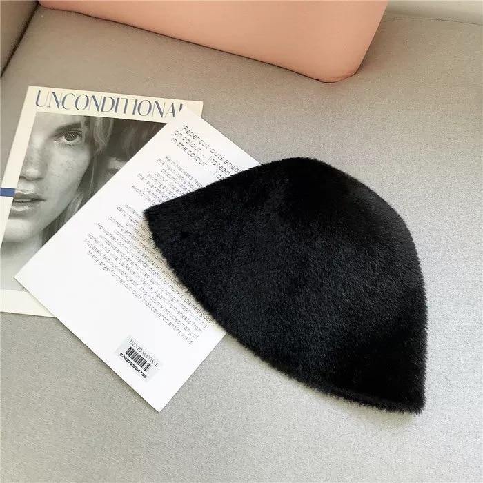 Velvet Thicken Warm Bucket Hats - Slowliving Lifestyle